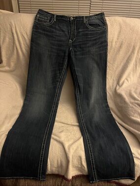 BKE Buckle Men’s 38 XXL Dark Blue  Jeans LIKE New